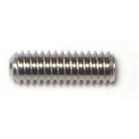 MIDWEST FASTENER #8-32 x 1/2" 18-8 Stainless Steel Coarse Thread Hex Socket Headless Set Screws 20PK 75006